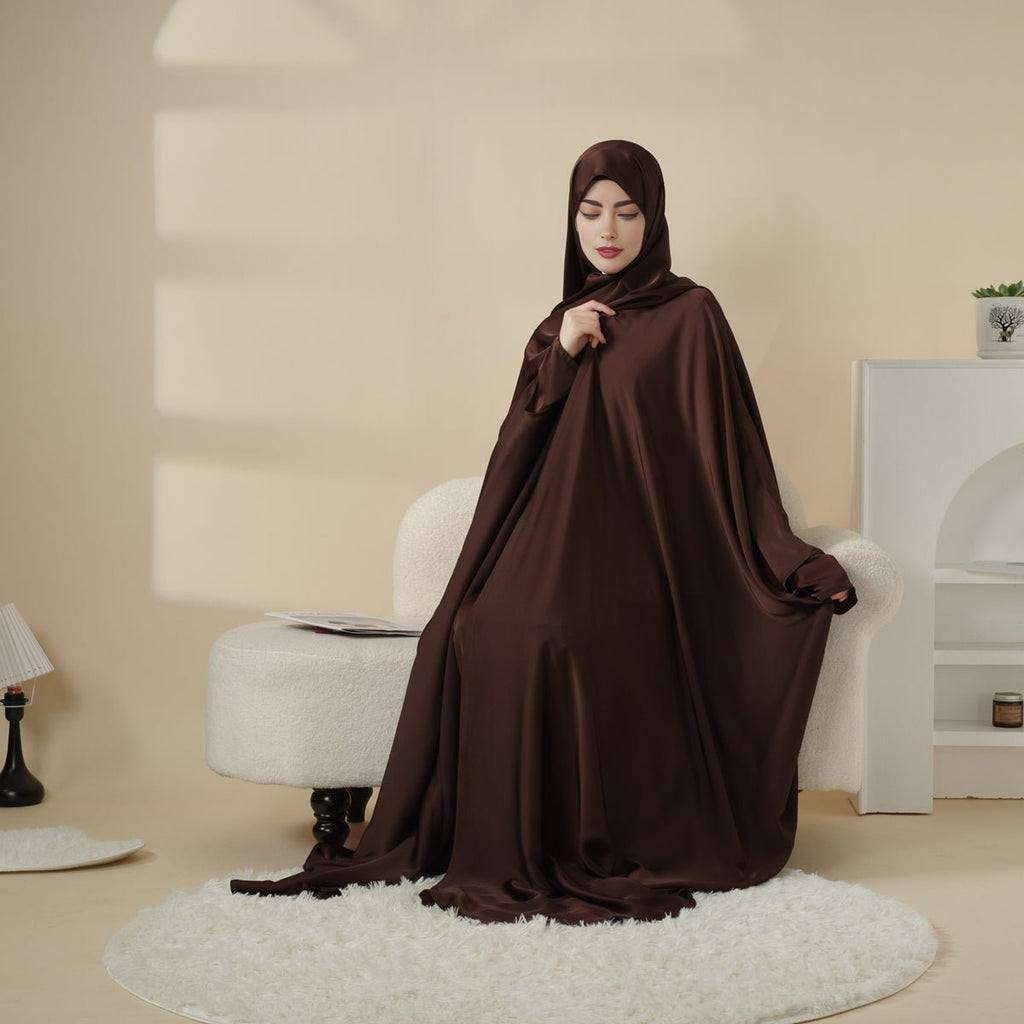 Five-piece butterfly abaya and niqab set view 16
