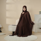Five-piece butterfly abaya and niqab set view 16
