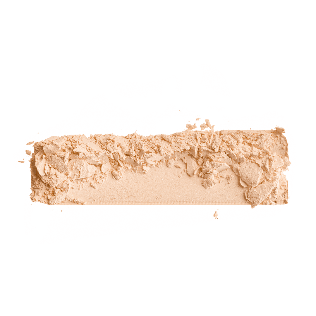 Fair 1 shade swatch for YENSA Silk Matte Powder Foundation