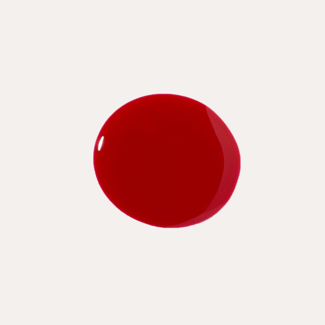 Rising Ruby swatch of YENSA Luxe Lip Nourishing Oil