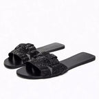 Printed flat slide sandals image 14