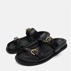 Printed flat slide sandals image 20