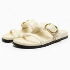 Printed flat slide sandals image 15