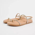 Printed flat slide sandals image 13