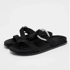 Printed flat slide sandals image 11
