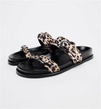Printed flat slide sandals image 28