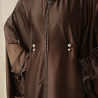 Batwing abaya with coordinating hijab view 14
