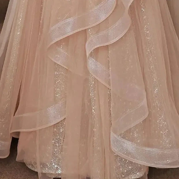 Beaded tulle ball gown alternate view 2