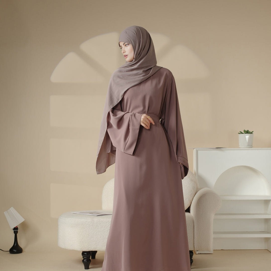 Nida abaya and belt set image 5
