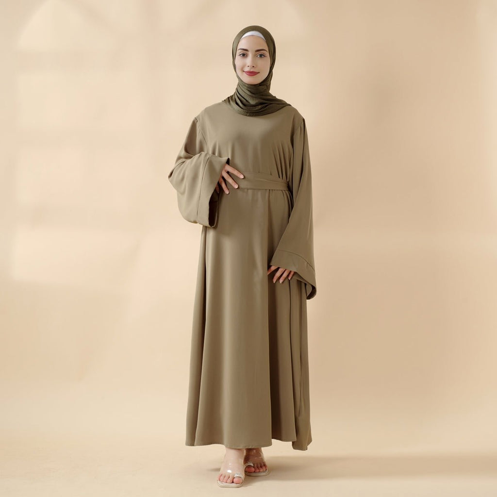 Nida abaya and belt set image 1