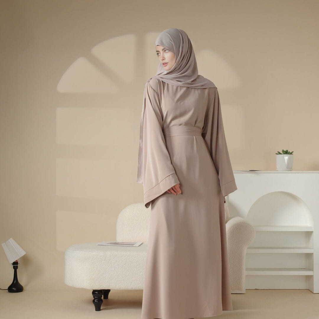Nida abaya and belt set image 6