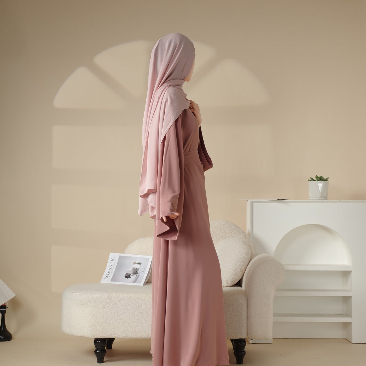 Nida abaya and belt set image 18