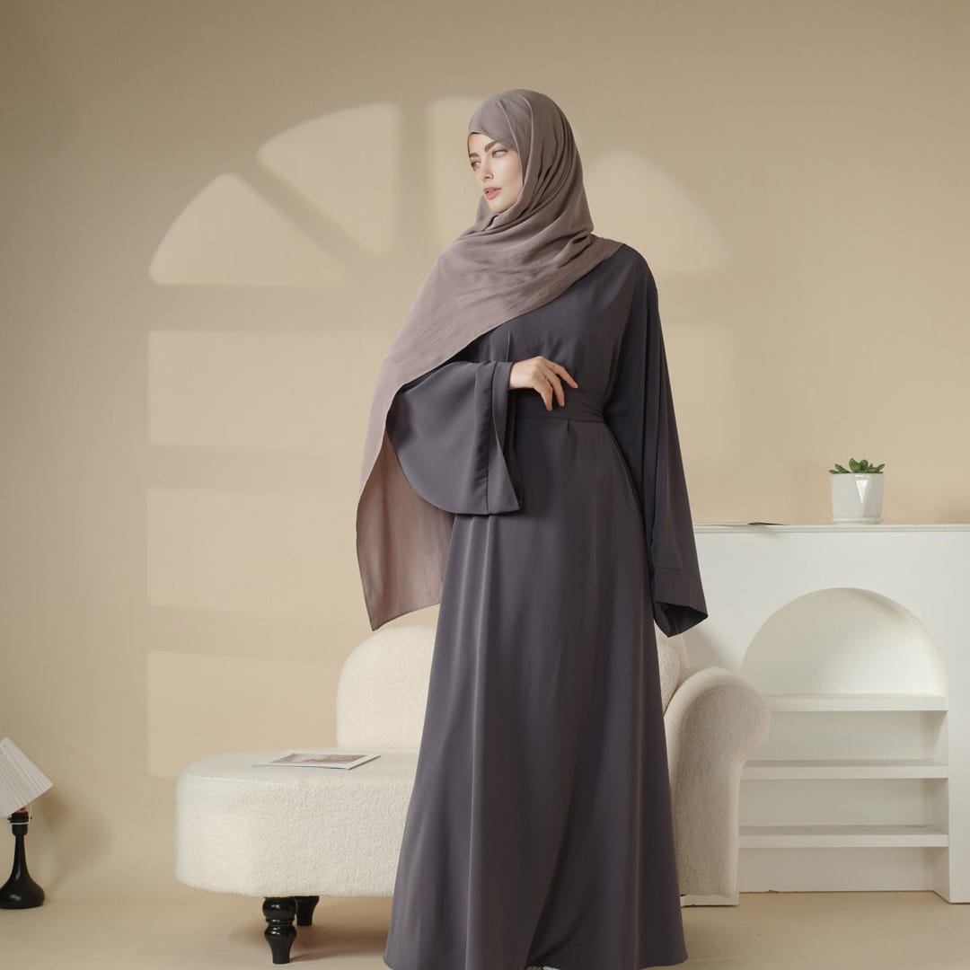 Nida abaya and belt set image 7