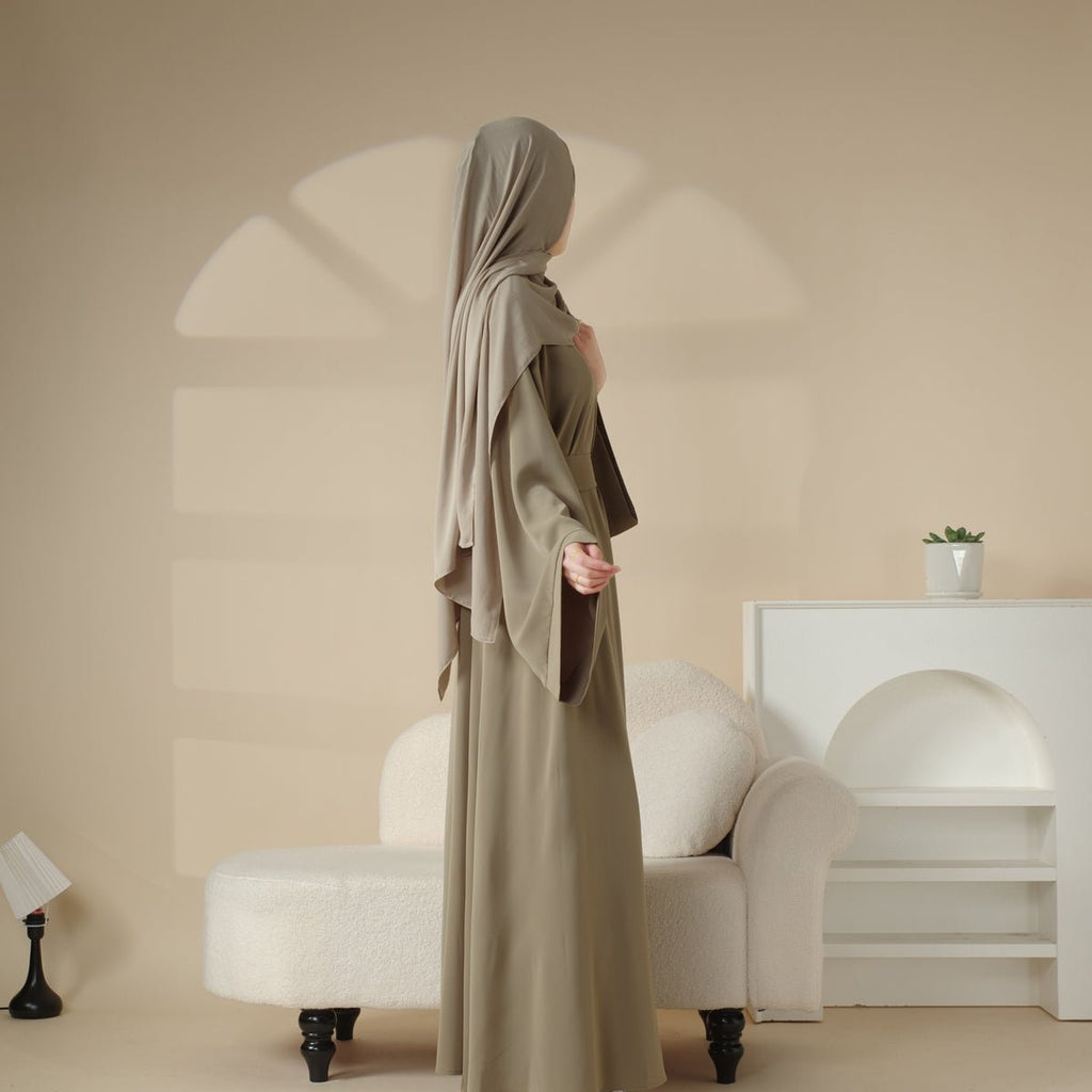 Nida abaya and belt set image 9
