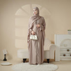 Two-piece batwing abaya set alternate view 6
