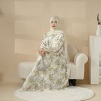 Printed reversible abaya image 4