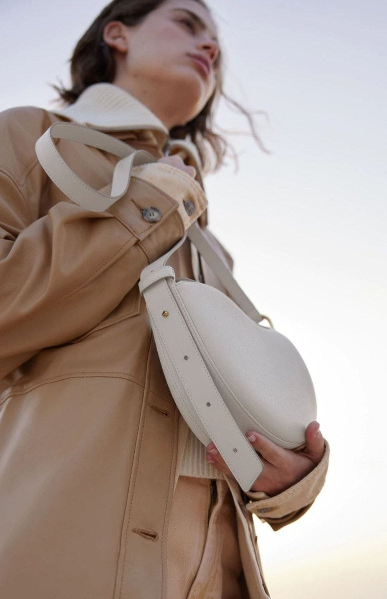 Lychee-texture saddle crossbody image 6