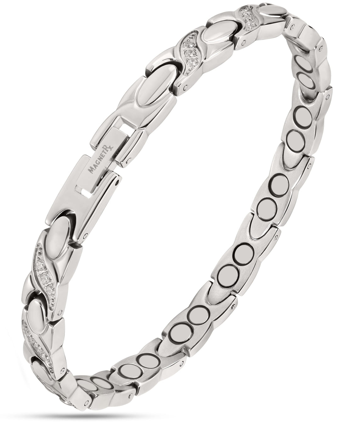 Crystal XO magnetic bracelet view 1