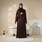 Four-piece satin modestwear set view 16