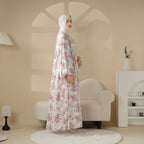 Printed reversible abaya image 13