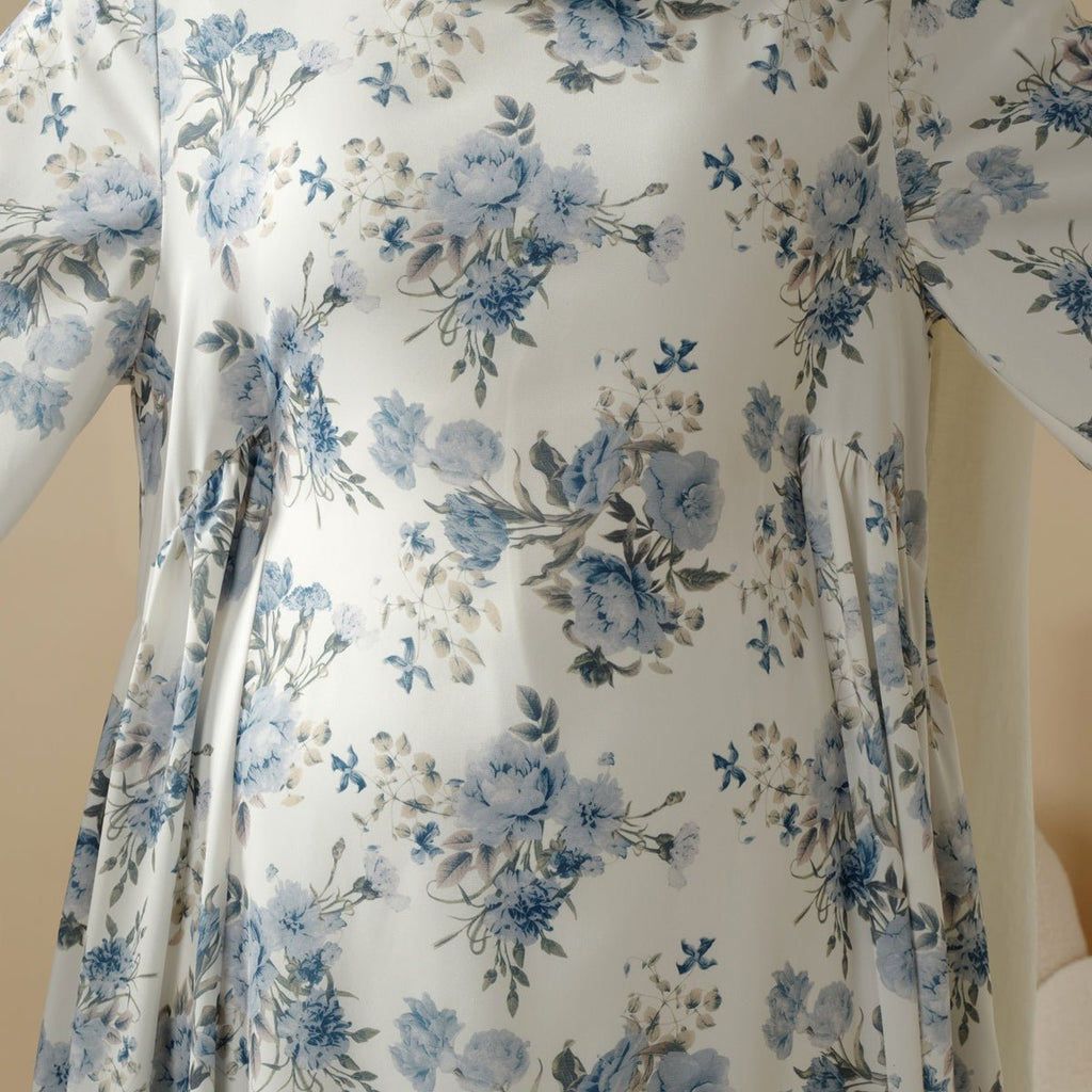 Printed reversible abaya image 21