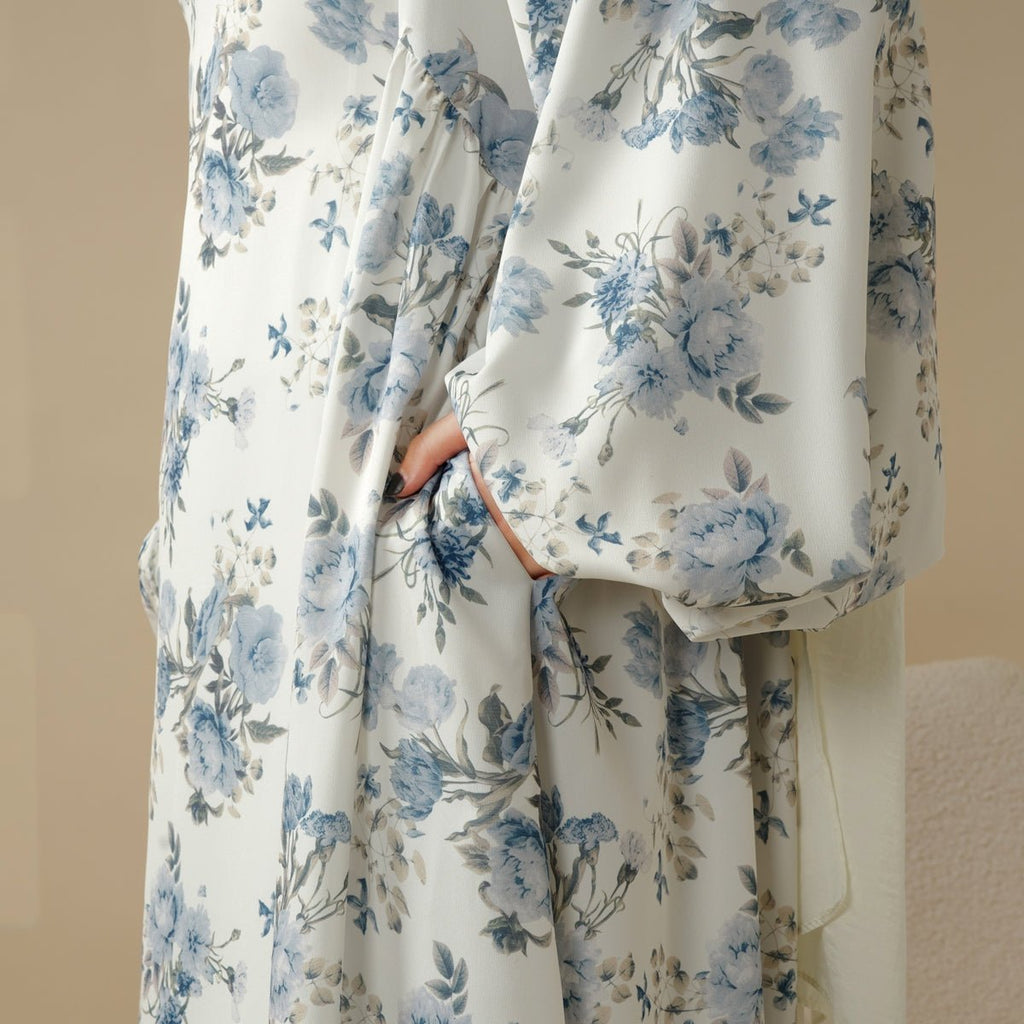 Printed reversible abaya image 22