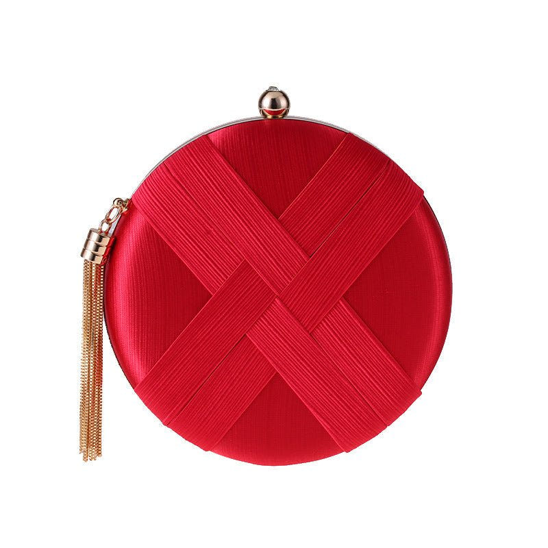 Round braided evening clutch image 9