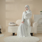 Satin abaya set alternate colorway 15