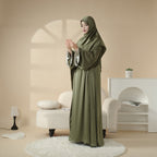Diamond-tassel abaya set colorway view 8