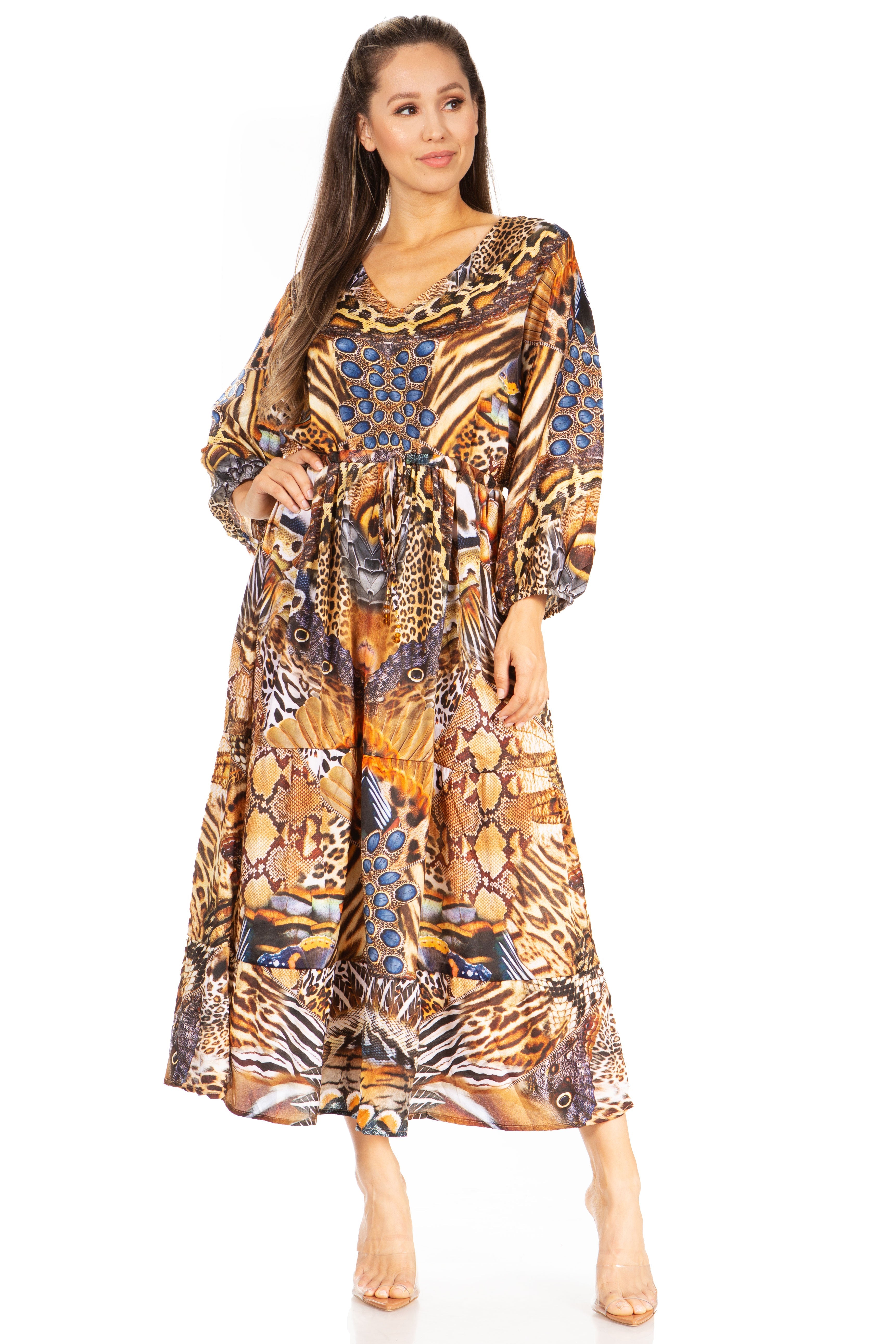 Katty floral boho maxi dress image 10