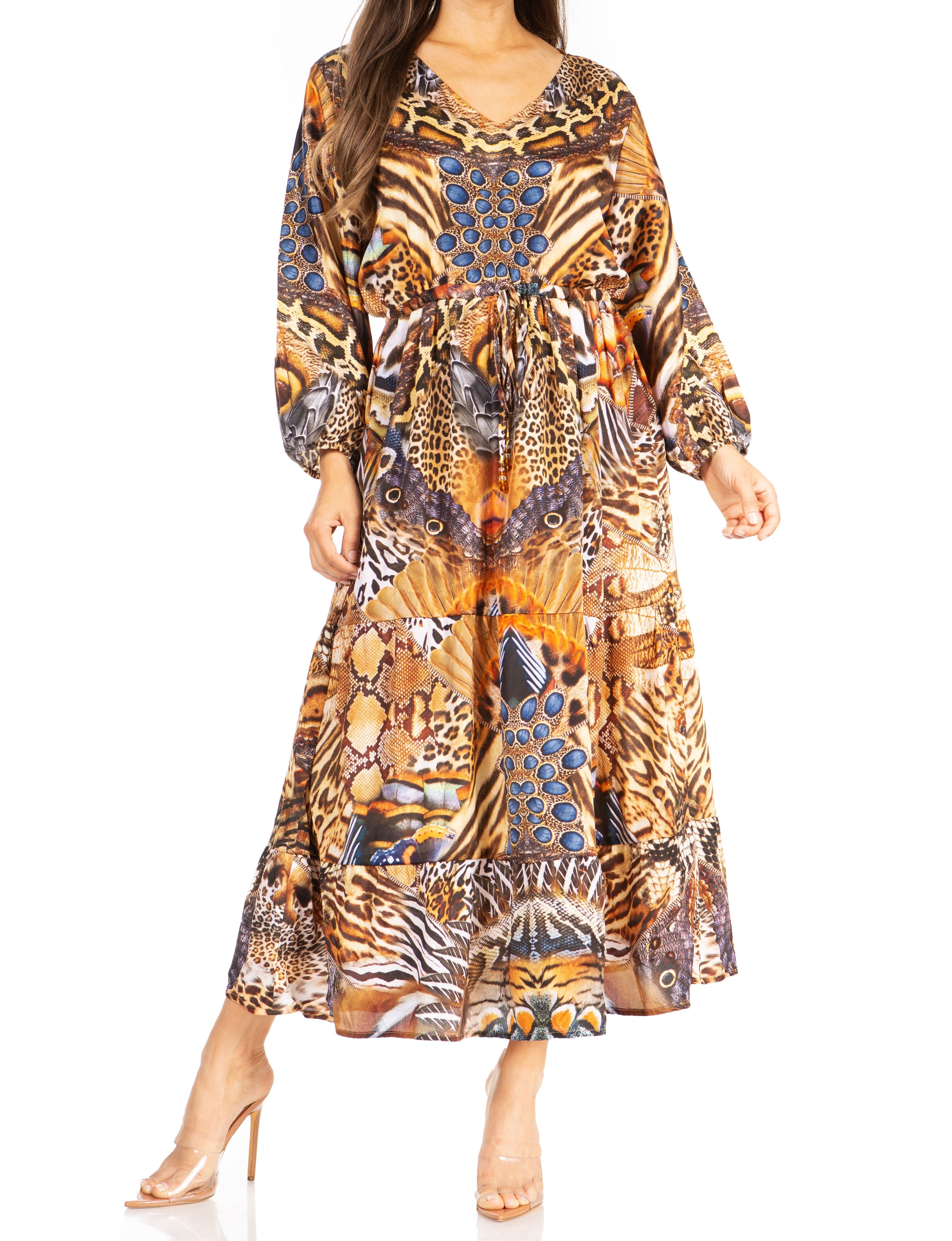 Katty floral boho maxi dress image 6