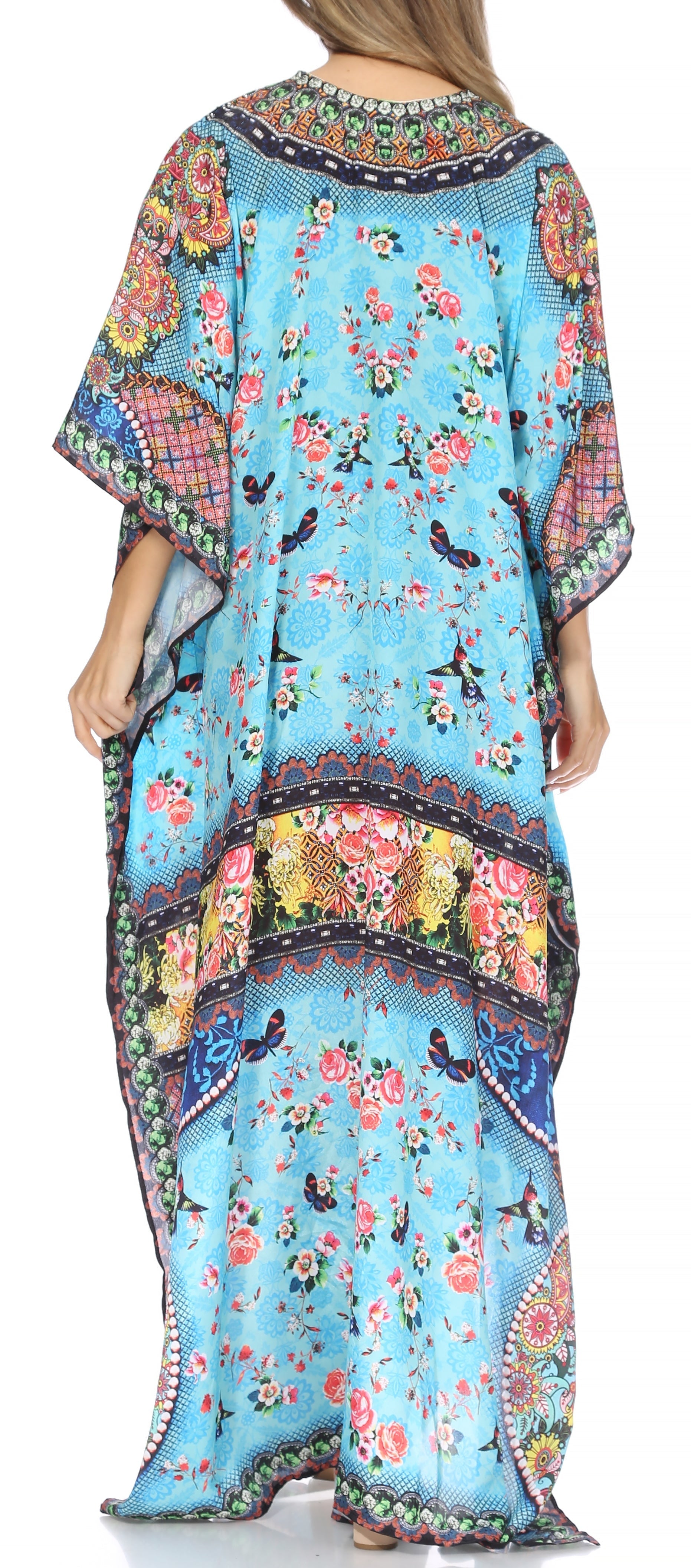 Georgettina long caftan image 16
