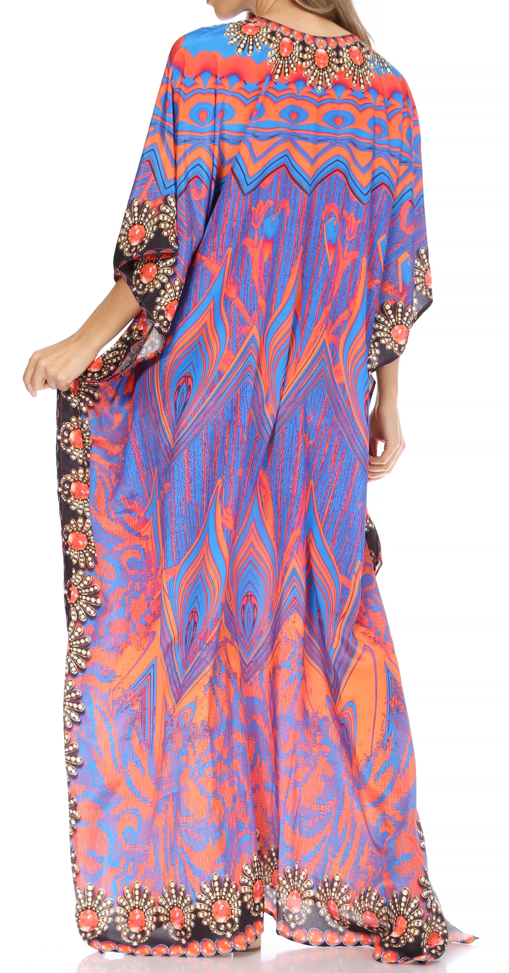 Georgettina long caftan image 19
