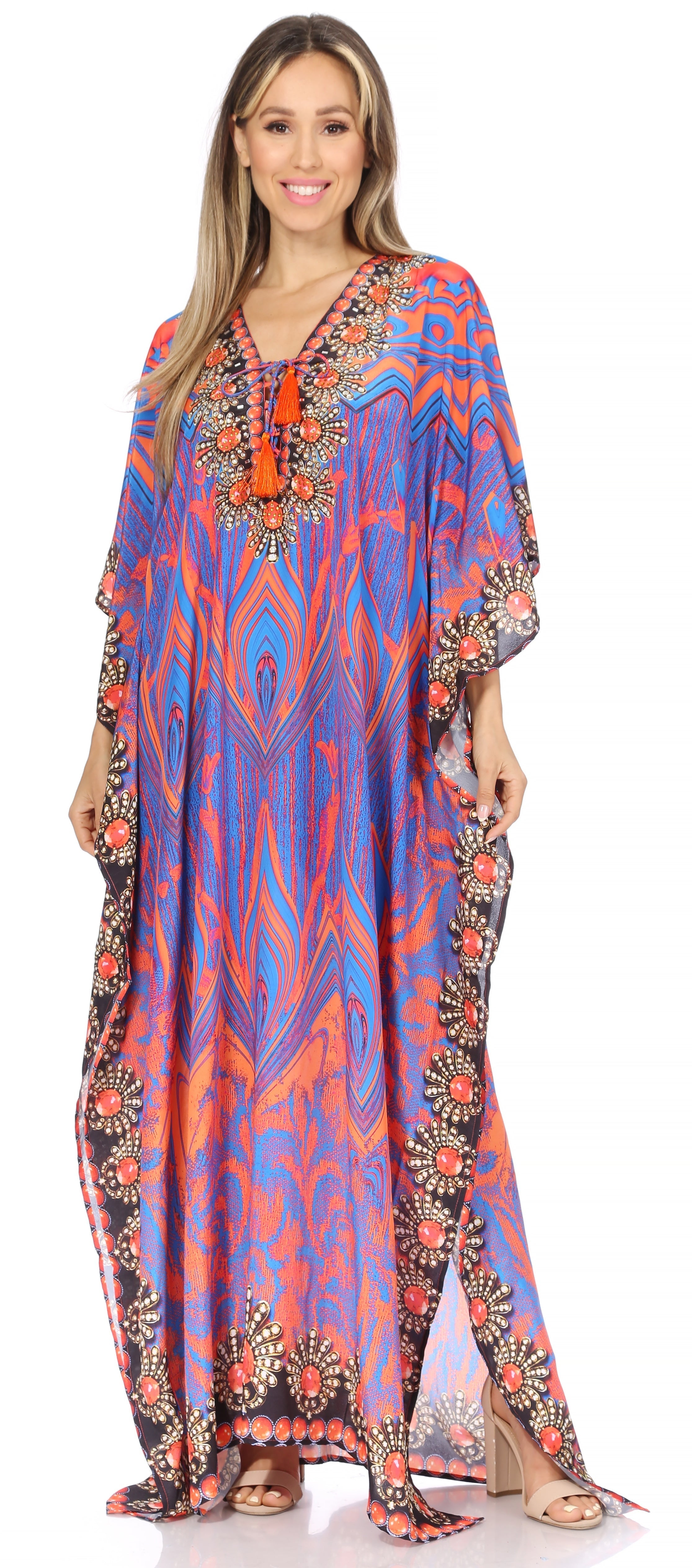 Georgettina long caftan image 20