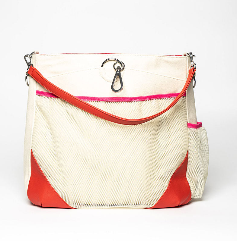 Parker pickleball bag, mesh back shoe compartment