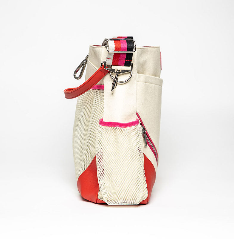Parker pickleball bag, side mesh pocket