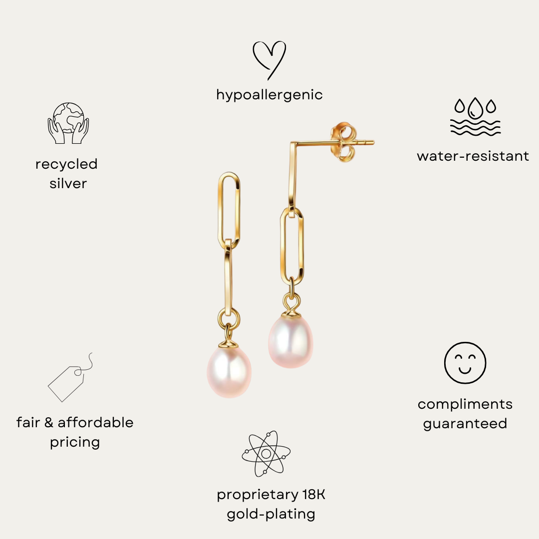 Silvie Vermeil earrings product features