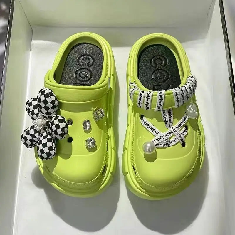 Decorative platform sandals view 7