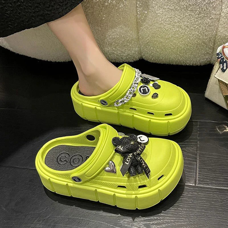 Embellished slide sandals alternate view 5