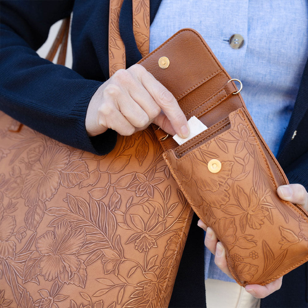 Coordinated floral bag set view 18