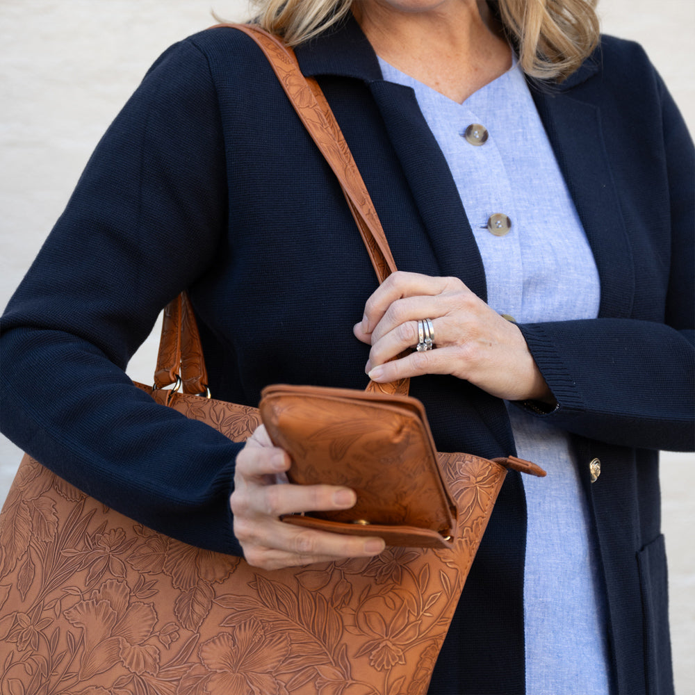 Floral tote and crossbody alternate image 17