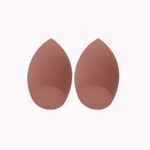 Latex-free makeup sponges with pointed blending tips