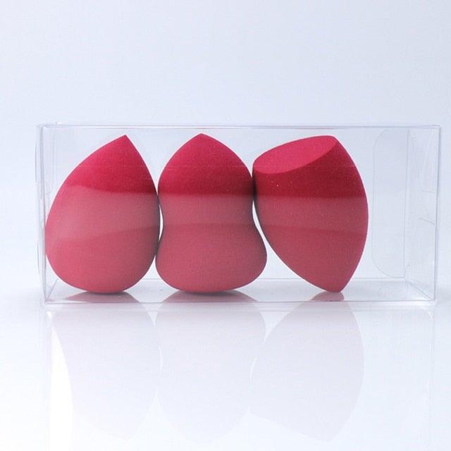 Washable makeup sponge set in elegant neutral shades
