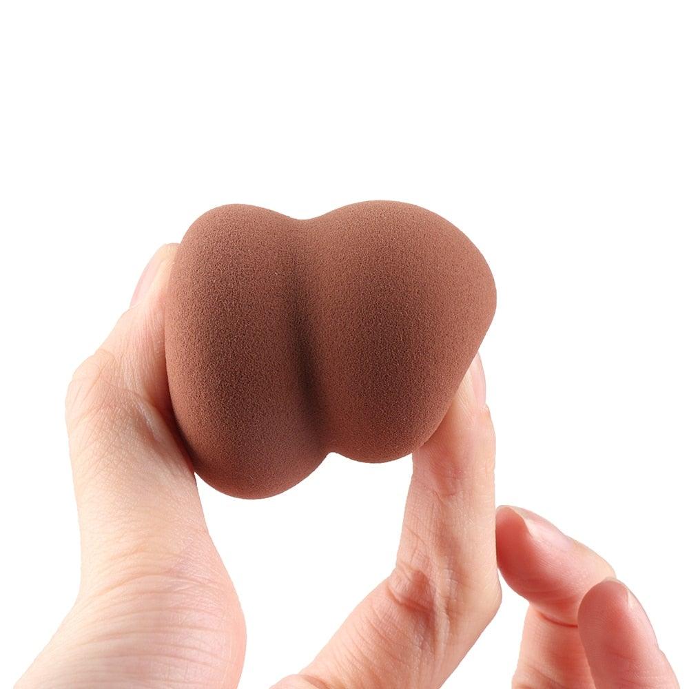 Sculpting sponge set with rounded and pointed surfaces