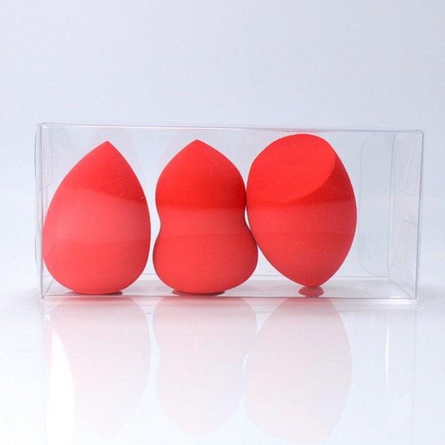 Sculpting makeup sponge assortment for complexion products