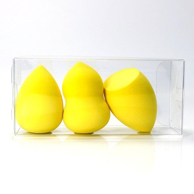 Soft makeup sponge set for seamless complexion blending