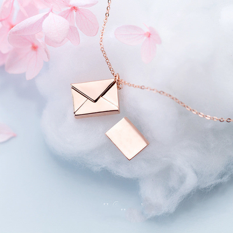 Envelope Pendant Necklace — product view 5