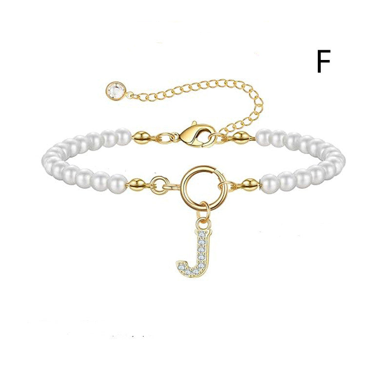 Initial Pearl Bracelet — product view 16