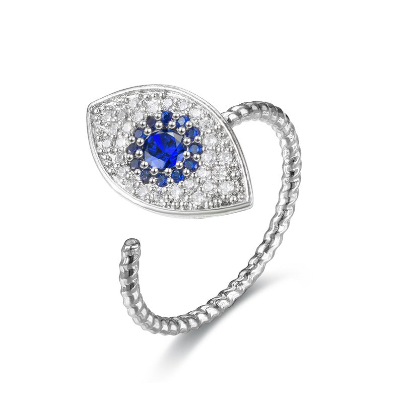 Rotating Floral Statement Ring — product view 7