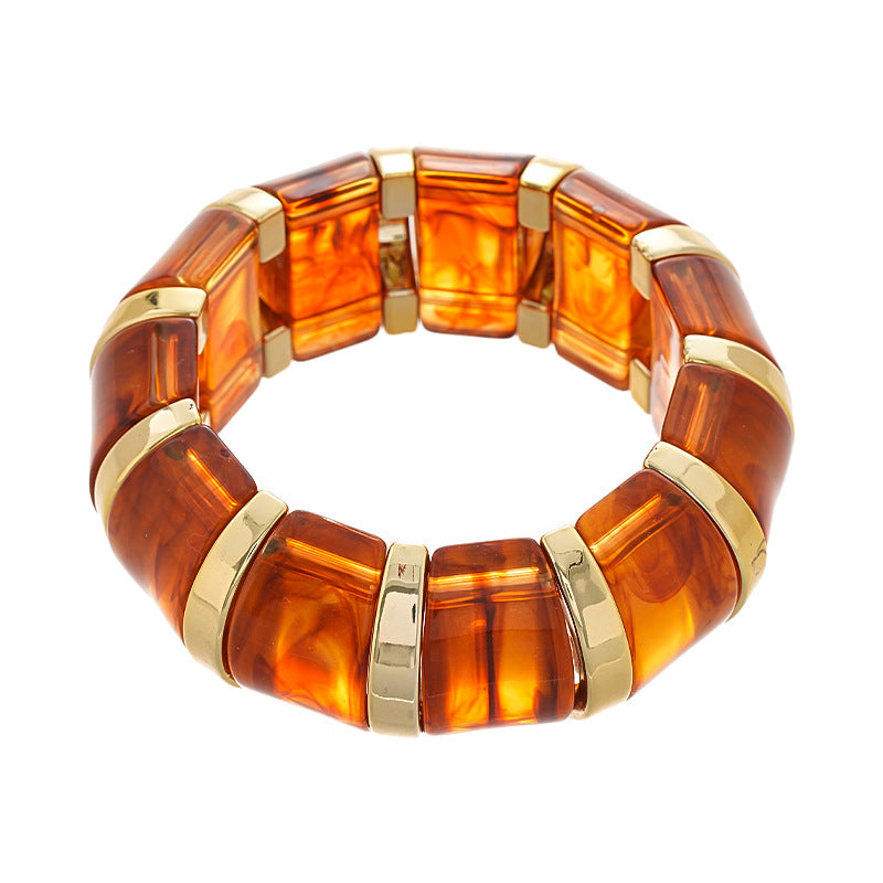 Marbled Acrylic Bangle - product view 8